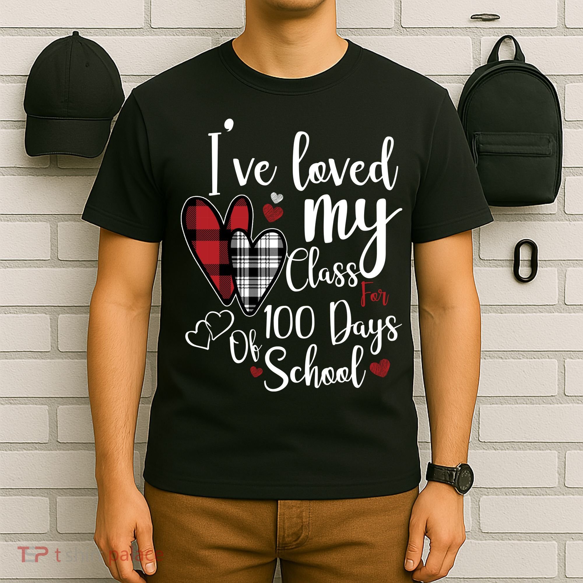 I've Loved My Class For 100 Days School Cute Valentine T-Shirt