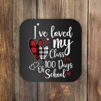 I've Loved My Class For 100 Days School Cute Valentine Coaster thumb 0