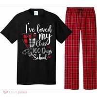 I've Loved My Class For 100 Days School Cute Valentine Pajama Set thumb 0