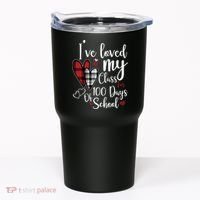 I've Loved My Class For 100 Days School Cute Valentine Tumbler thumb 0