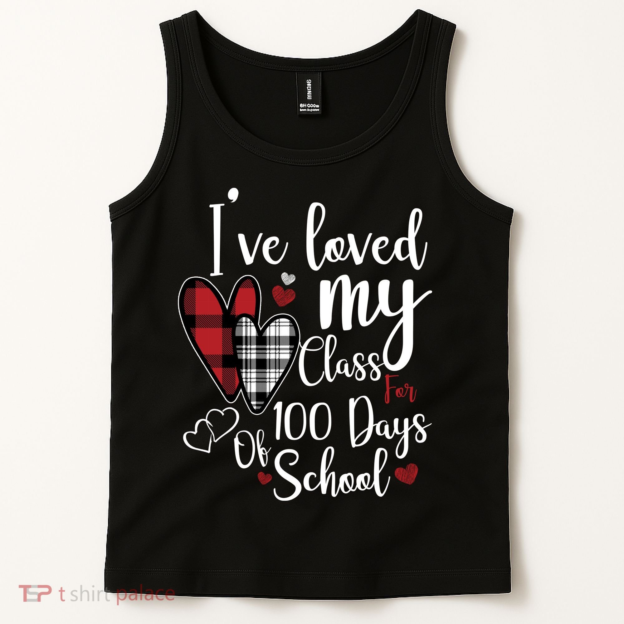 I've Loved My Class For 100 Days School Cute Valentine Tank Top