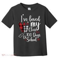 I've Loved My Class For 100 Days School Cute Valentine Toddler T-Shirt thumb 0