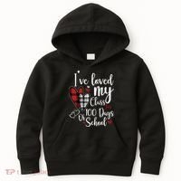 I've Loved My Class For 100 Days School Cute Valentine Kids Hoodie thumb 0