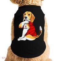 I Love Mom Tattoo Beagle Dog Lover Doggie Tank thumb 0