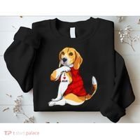 I Love Mom Tattoo Beagle Dog Lover Sweatshirt thumb 2
