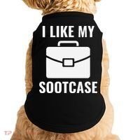 I Like My Sootcase Funny Suitcase Meme Viral Sarcastic Pun Doggie Tank thumb 0