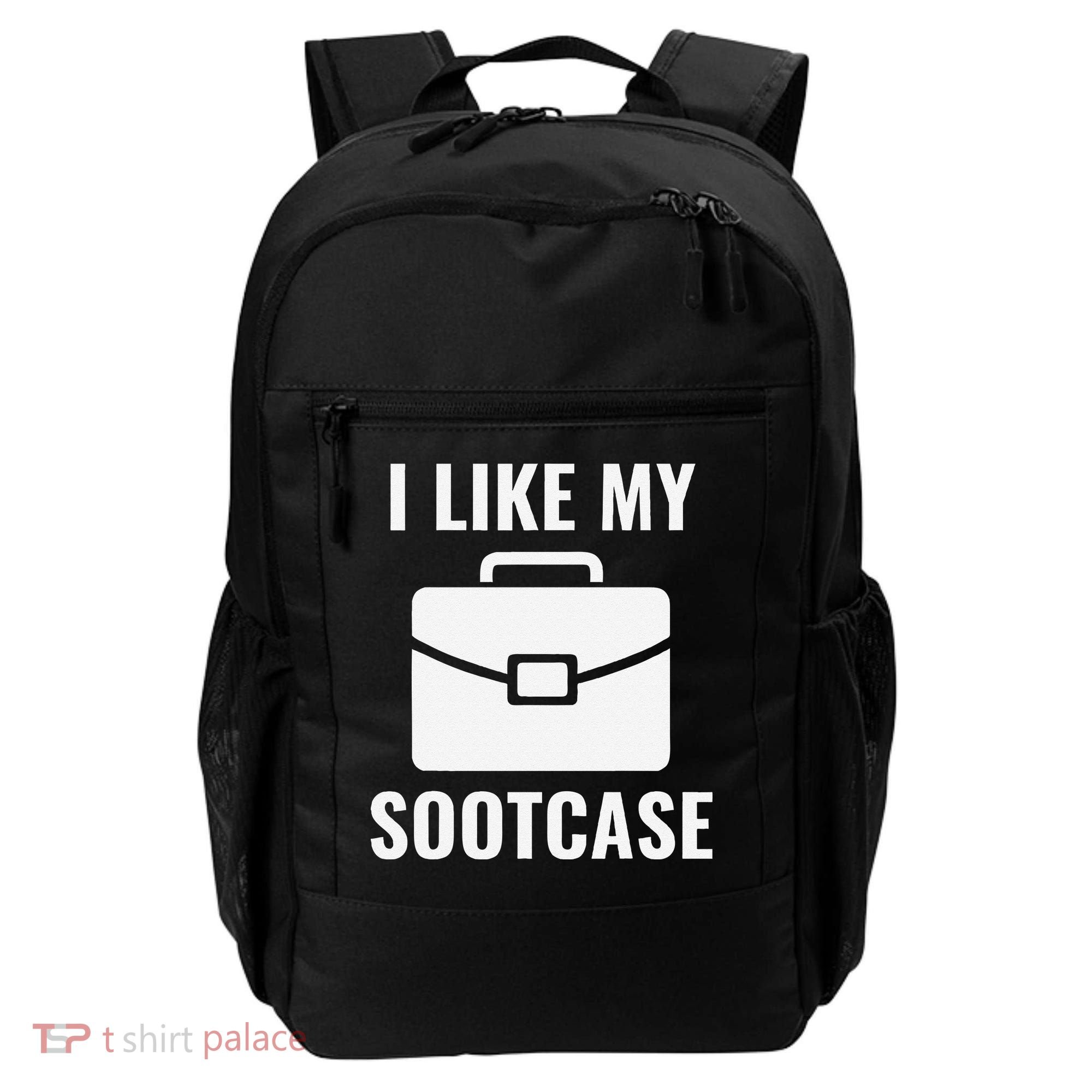I Like My Sootcase Funny Suitcase Meme Viral Sarcastic Pun Backpack