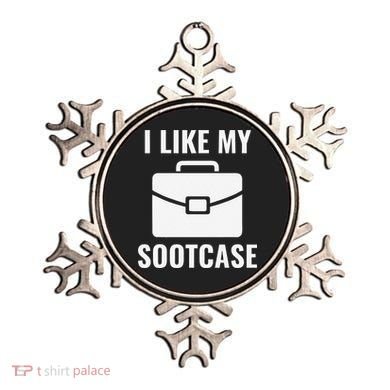 I Like My Sootcase Funny Suitcase Meme Viral Sarcastic Pun Ornament