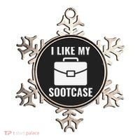 I Like My Sootcase Funny Suitcase Meme Viral Sarcastic Pun Ornament thumb 0