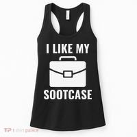 I Like My Sootcase Funny Suitcase Meme Viral Sarcastic Pun Women's Tank Top thumb 0