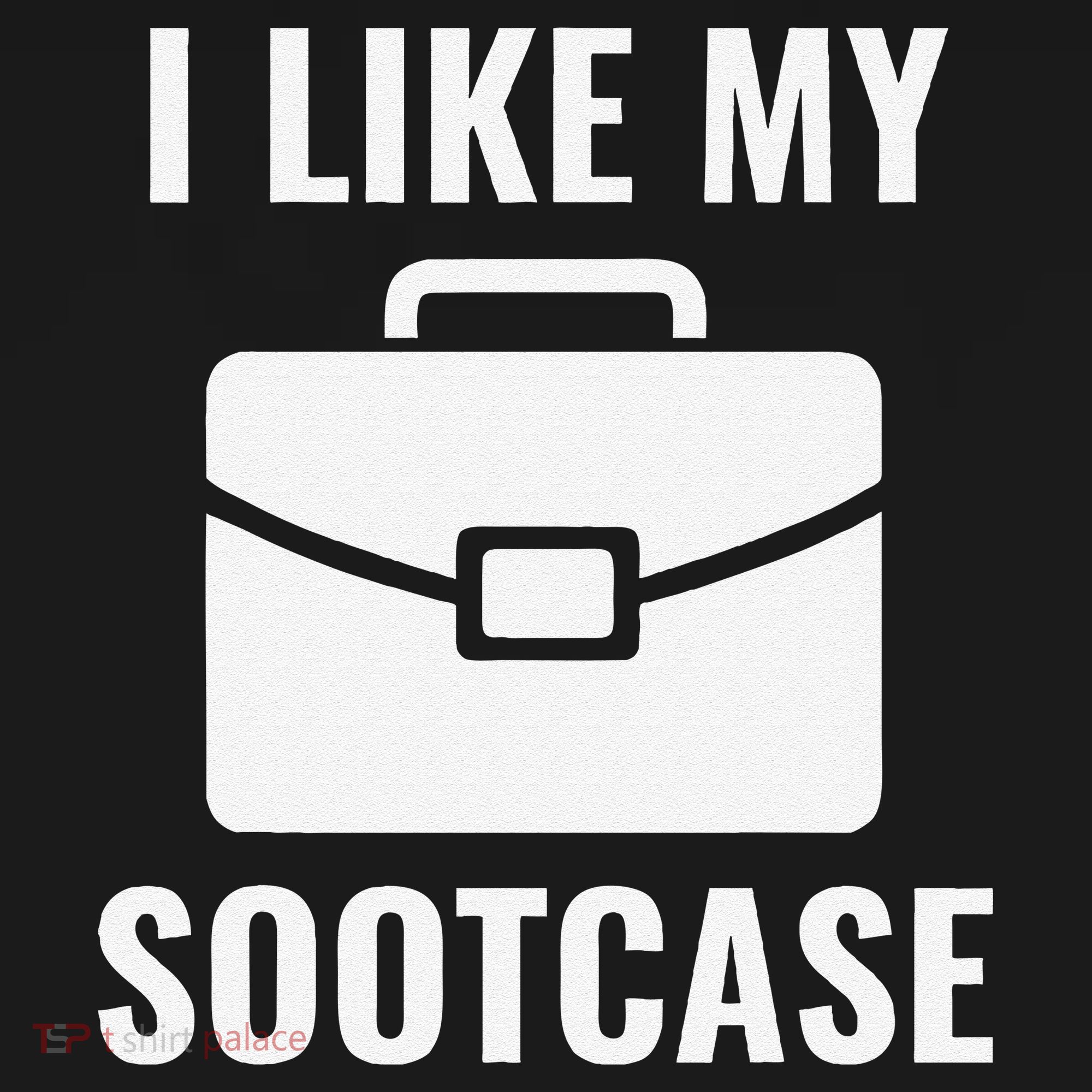 I Like My Sootcase Funny Suitcase Meme Viral Sarcastic Pun Women's Tank Top