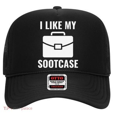 I Like My Sootcase Funny Suitcase Meme Viral Sarcastic Pun Hat