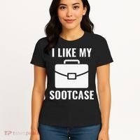 I Like My Sootcase Funny Suitcase Meme Viral Sarcastic Pun Women's T-Shirt thumb 4