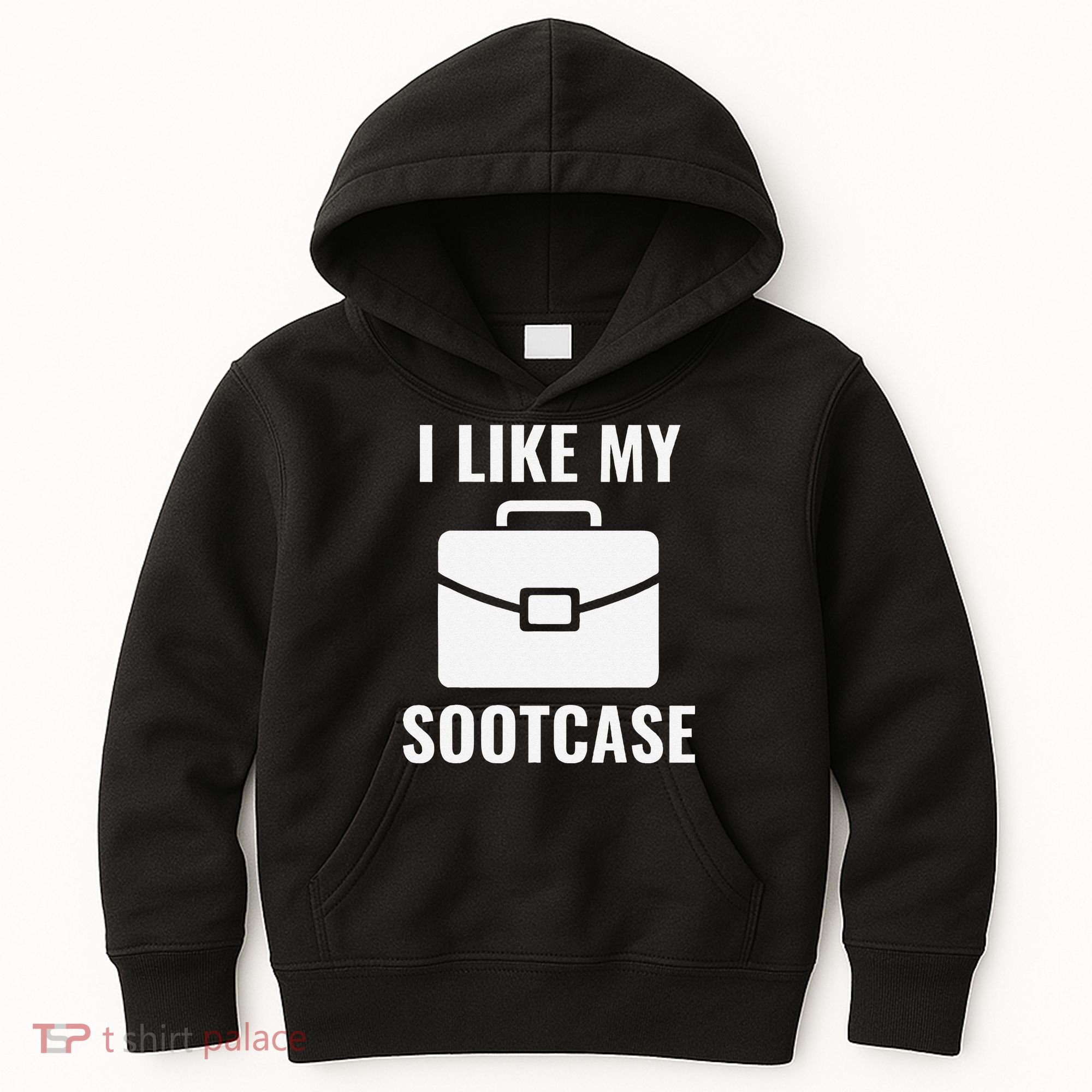 I Like My Sootcase Funny Suitcase Meme Viral Sarcastic Pun Kids Hoodie