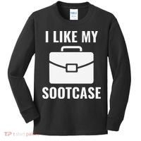 I Like My Sootcase Funny Suitcase Meme Viral Sarcastic Pun Kids Long Sleeve Shirt thumb 0
