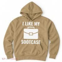 I Like My Sootcase Funny Suitcase Meme Viral Sarcastic Pun Hoodie thumb 0