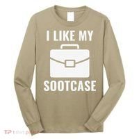 I Like My Sootcase Funny Suitcase Meme Viral Sarcastic Pun Long Sleeve Shirt thumb 0