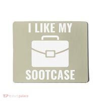 I Like My Sootcase Funny Suitcase Meme Viral Sarcastic Pun Mousepad thumb 0