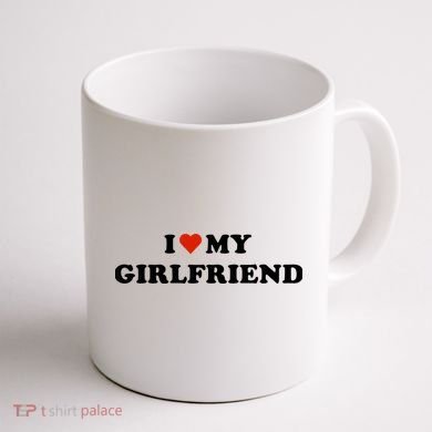 I Love My Gf Coffee Mug back