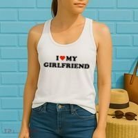 I Love My Gf Women's Tank Top thumb 2