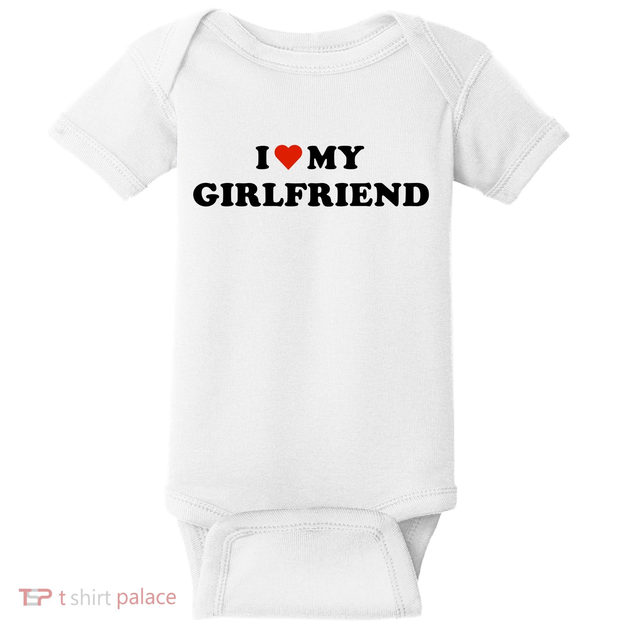I Love My Gf Baby Bodysuit