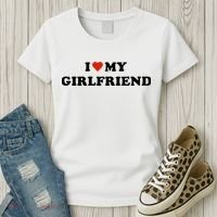 I Love My Gf Women's T-Shirt thumb 3