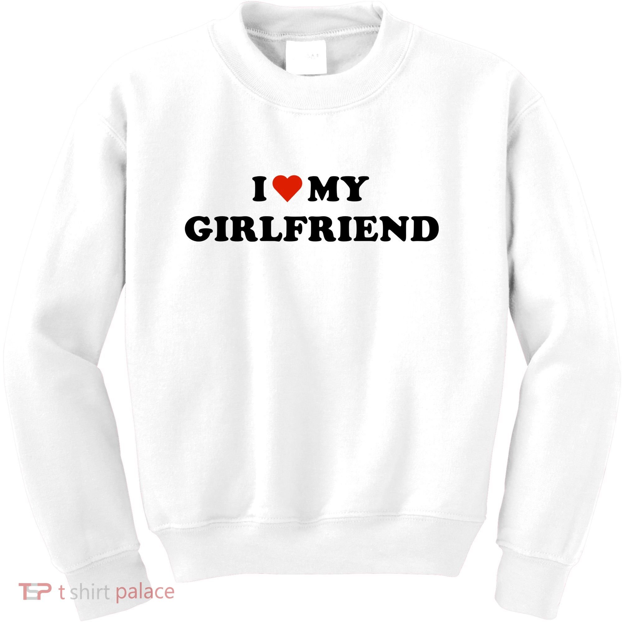 I Love My Gf Kids Sweatshirt