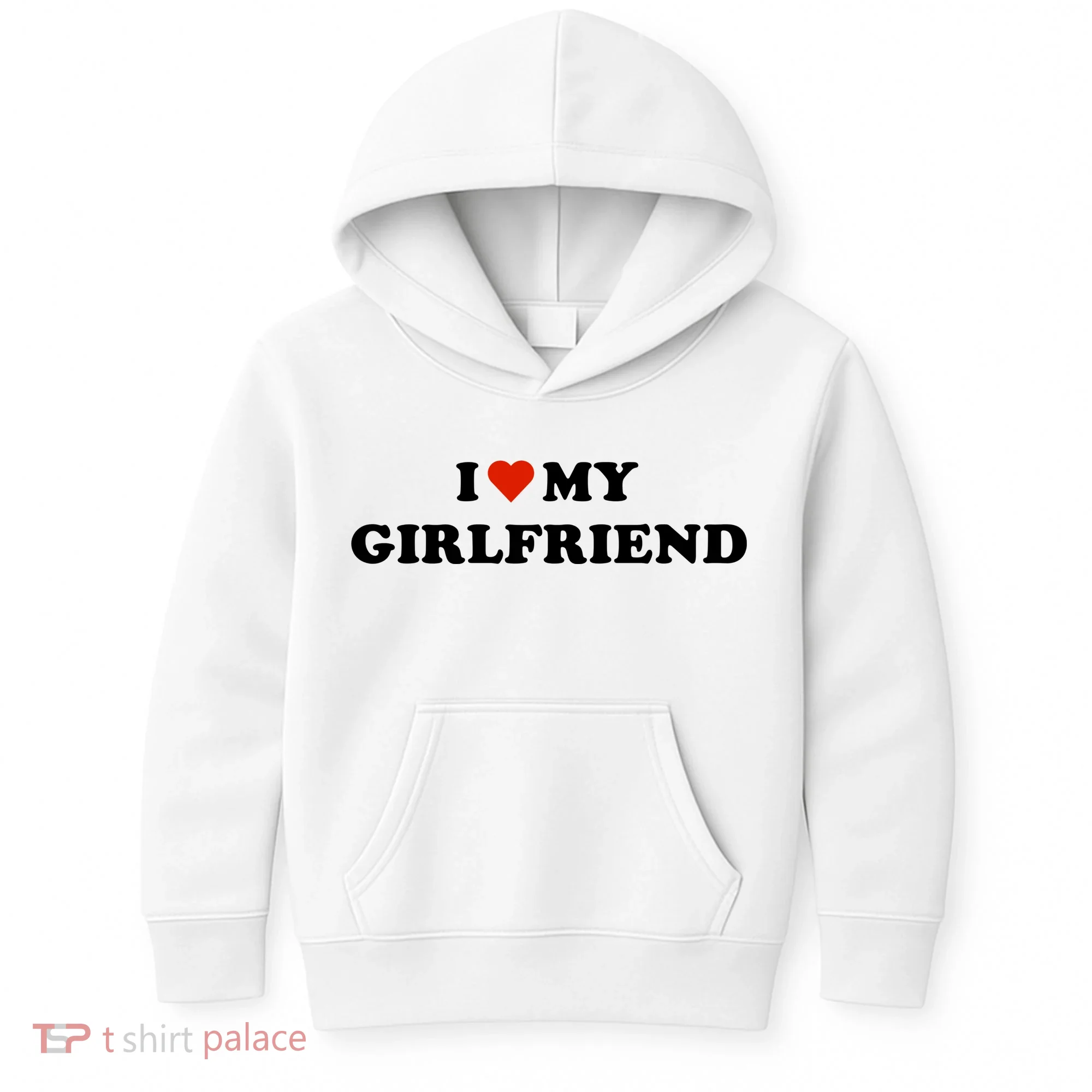 I Love My Gf Kids Hoodie