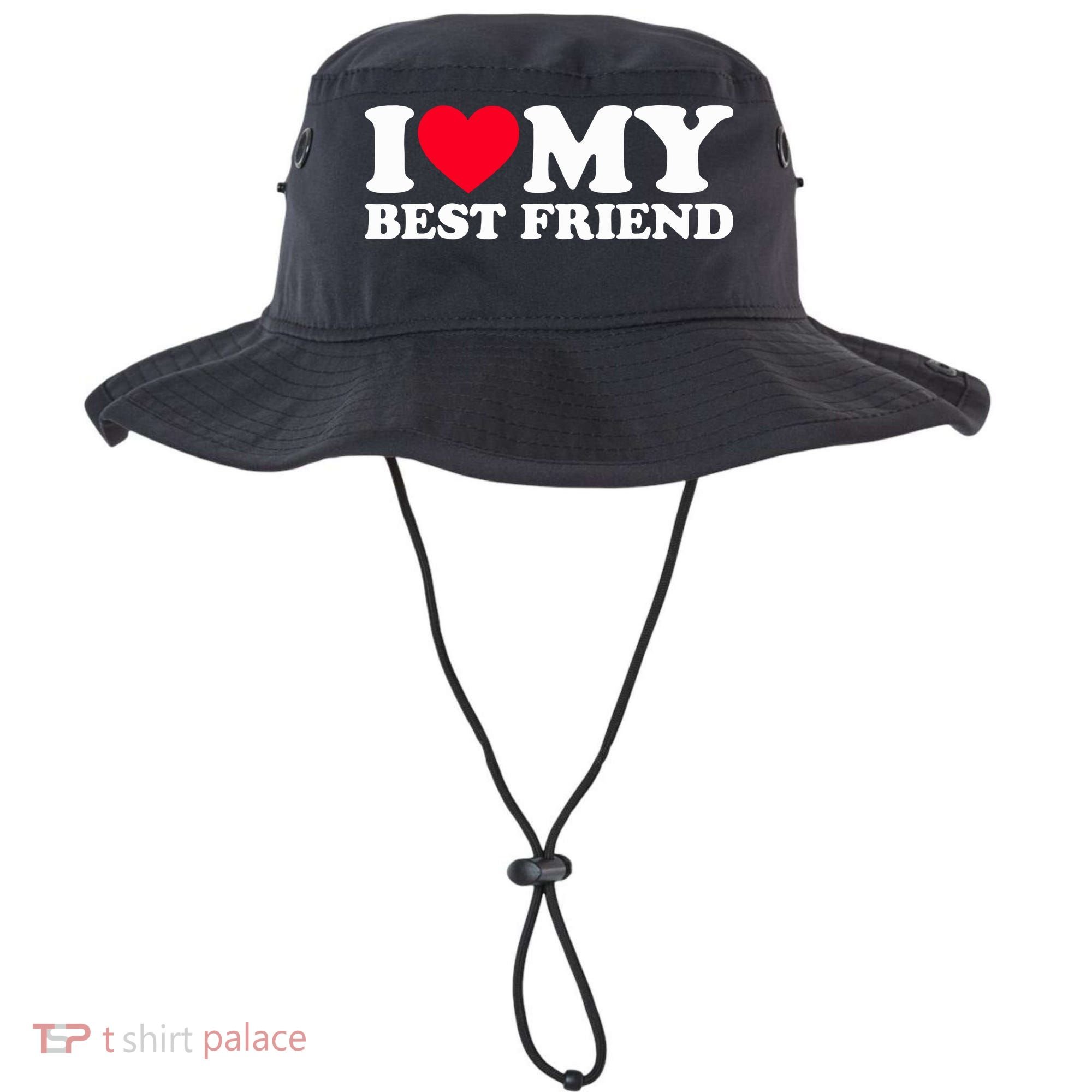 I Love My Best Friend Bucket Hat