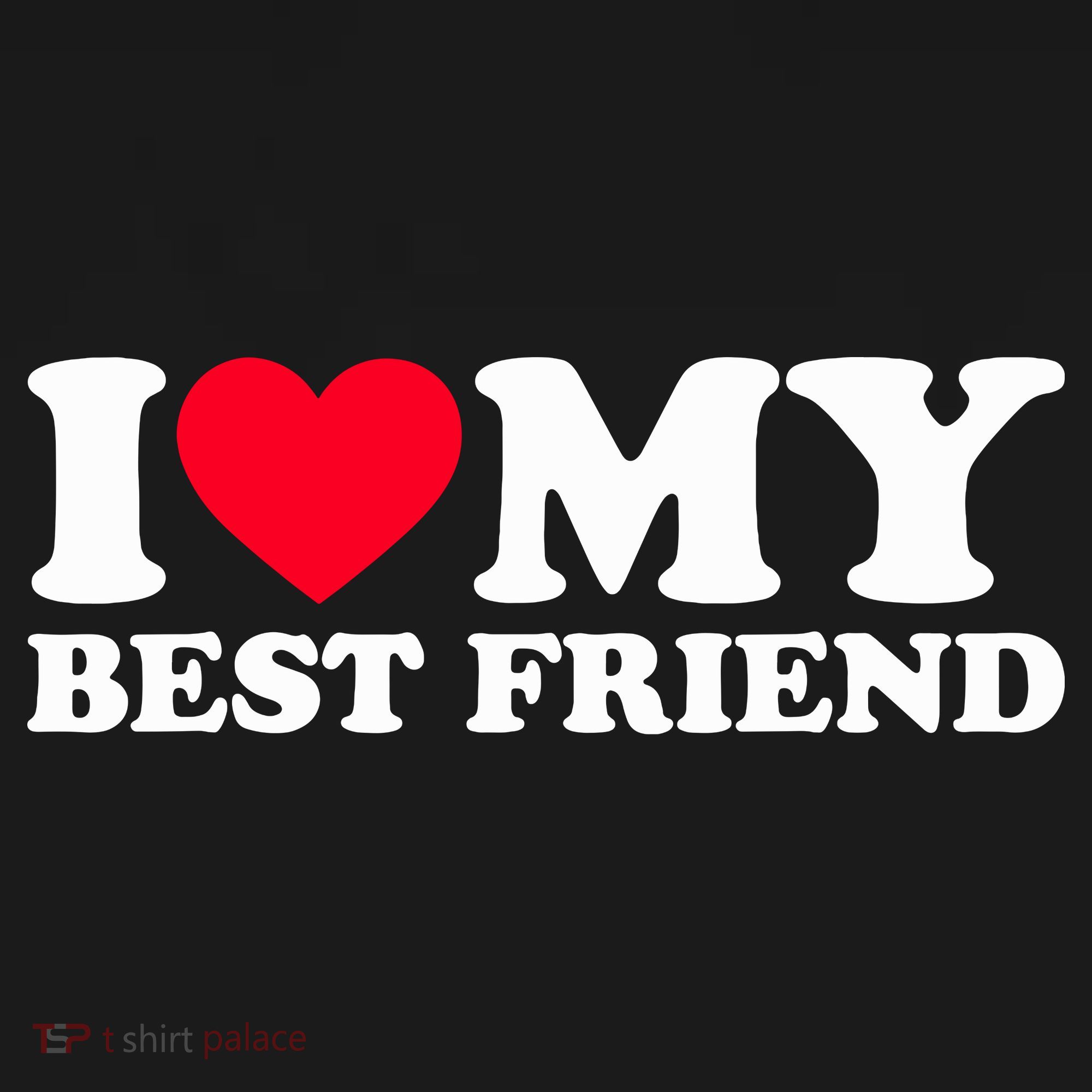 I Love My Best Friend Women's Tank Top
