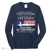 In Loving Memory Of The Victims Heroes 9/11 20th Anniversary Long Sleeve Shirt thumb 0