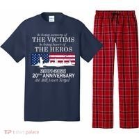 In Loving Memory Of The Victims Heroes 9/11 20th Anniversary Pajama Set thumb 0