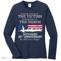 In Loving Memory Of The Victims Heroes 9/11 20th Anniversary Women's Long Sleeve Shirt thumb 0