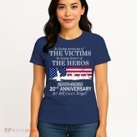 In Loving Memory Of The Victims Heroes 9/11 20th Anniversary Women's T-Shirt thumb 4