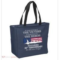 In Loving Memory Of The Victims Heroes 9/11 20th Anniversary Tote Bag thumb 2