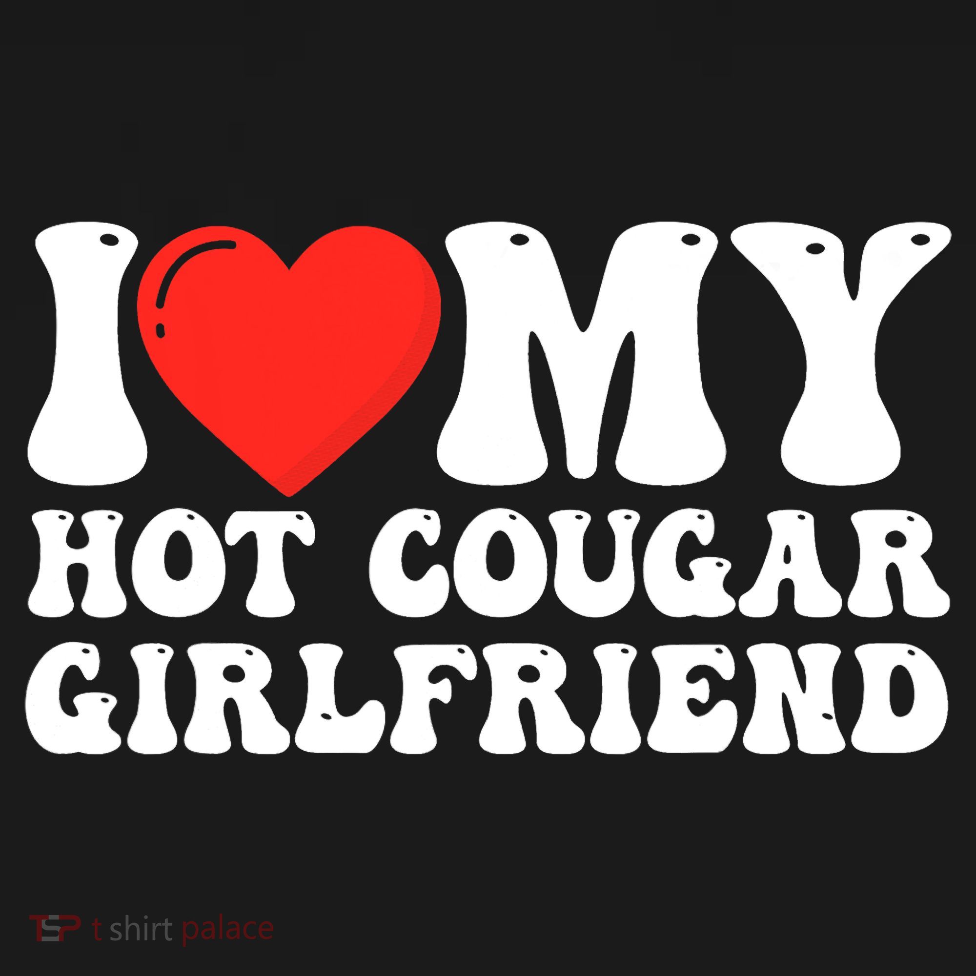 I Love My Hot Cougar Girlfriend I Heart My Hot Cougar Gf Women's Hoodie