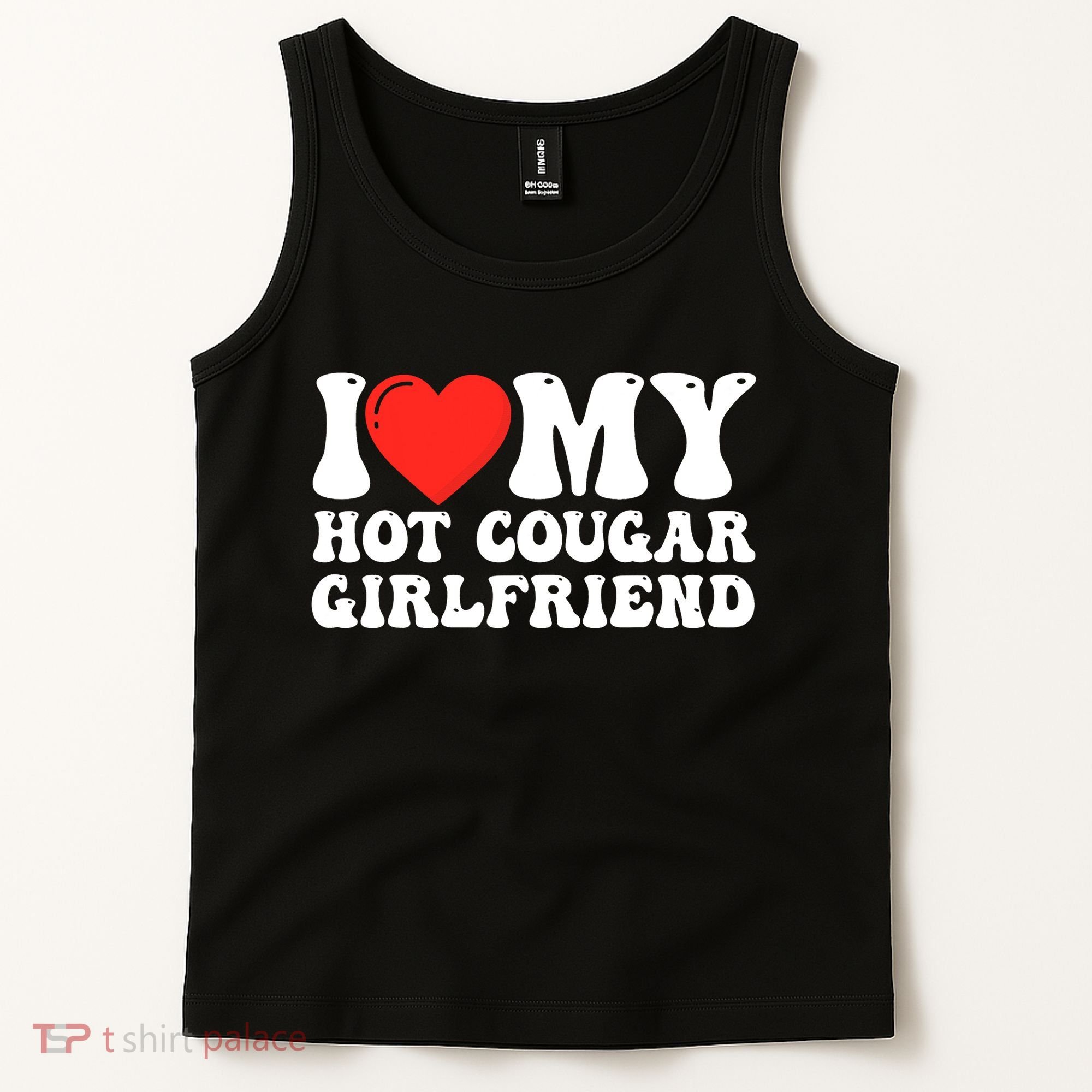 I Love My Hot Cougar Girlfriend I Heart My Hot Cougar Gf Tank Top