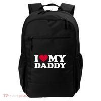 I Love My Daddy TShirt Backpack thumb 0