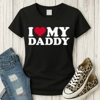 I Love My Daddy TShirt Women's T-Shirt thumb 3
