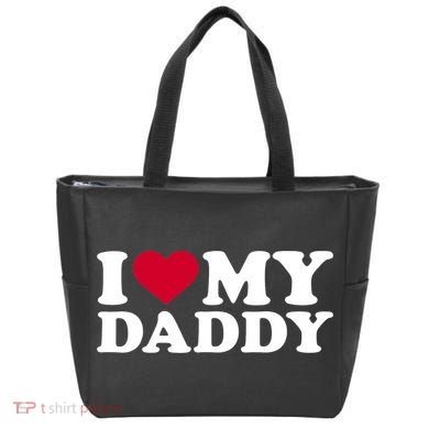 I Love My Daddy TShirt Tote Bag
