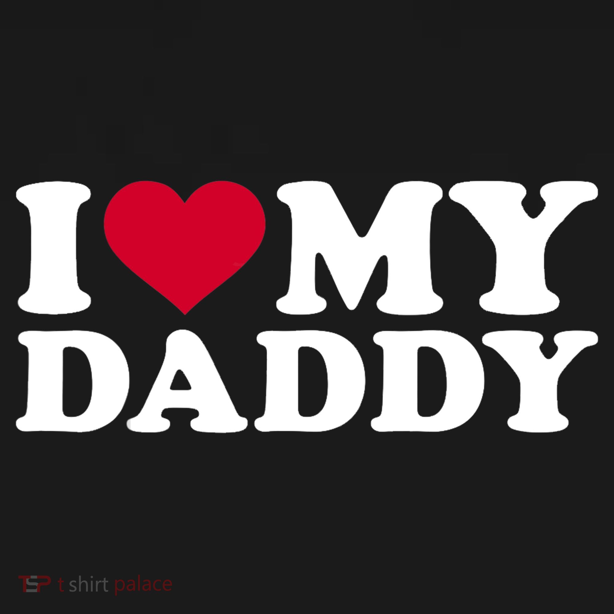 I Love My Daddy TShirt Tote Bag
