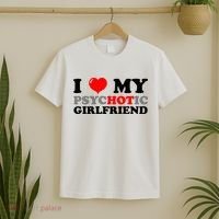 I Love My Psychotic Girlfriend Funny Gift T-Shirt thumb 2