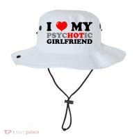 I Love My Psychotic Girlfriend Funny Gift Bucket Hat thumb 0
