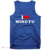 I Love Mingyu I Heart Mingyu Tank Top thumb 0