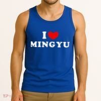 I Love Mingyu I Heart Mingyu Tank Top thumb 3