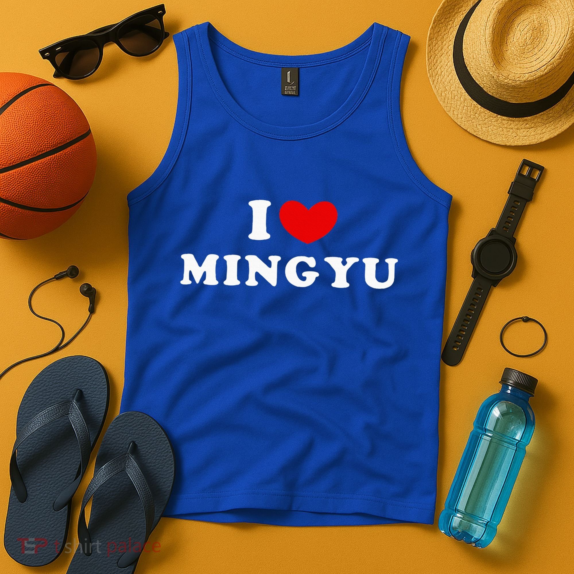 I Love Mingyu I Heart Mingyu Tank Top