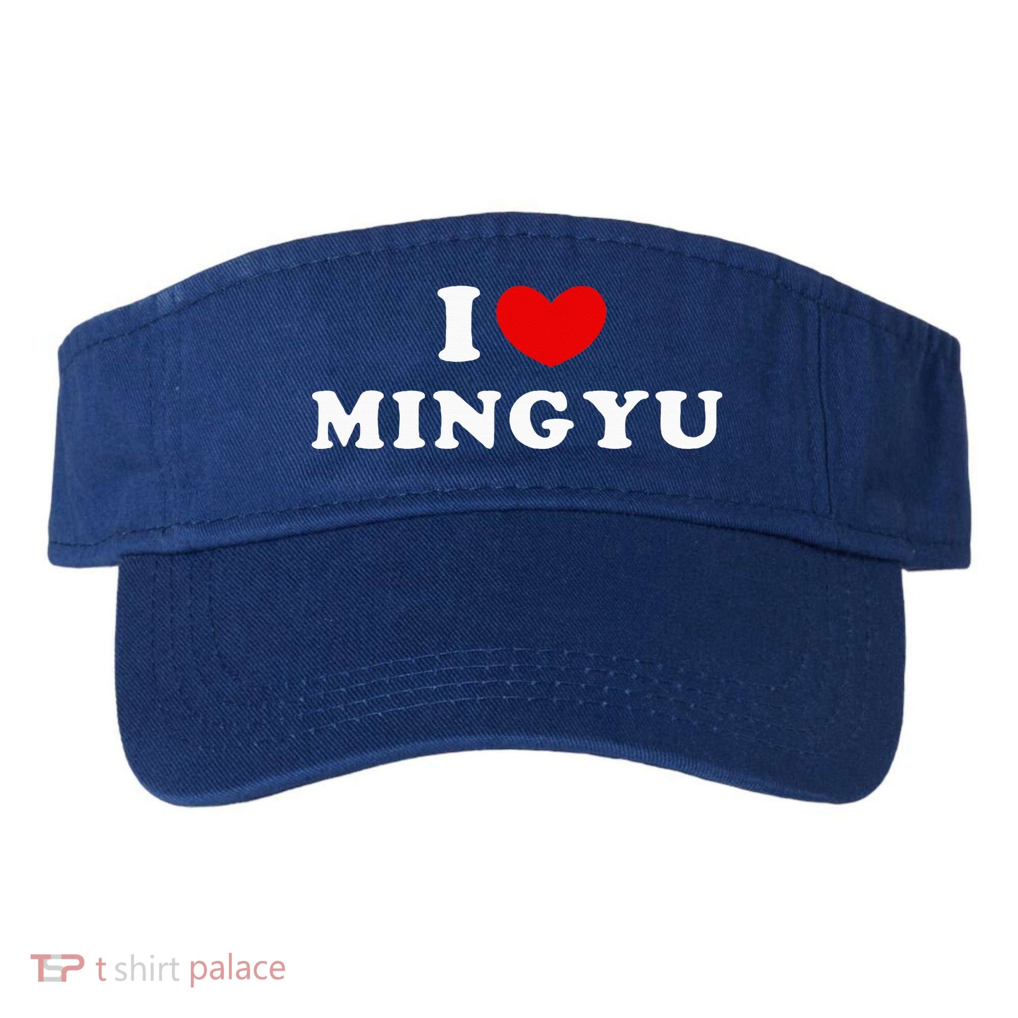 I Love Mingyu I Heart Mingyu Visor