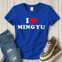 I Love Mingyu I Heart Mingyu Women's T-Shirt thumb 3
