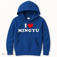 I Love Mingyu I Heart Mingyu Kids Hoodie thumb 0