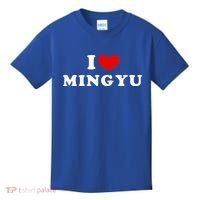 I Love Mingyu I Heart Mingyu Kids T-Shirt thumb 0